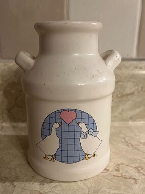 90s Ceramic Goose Canister